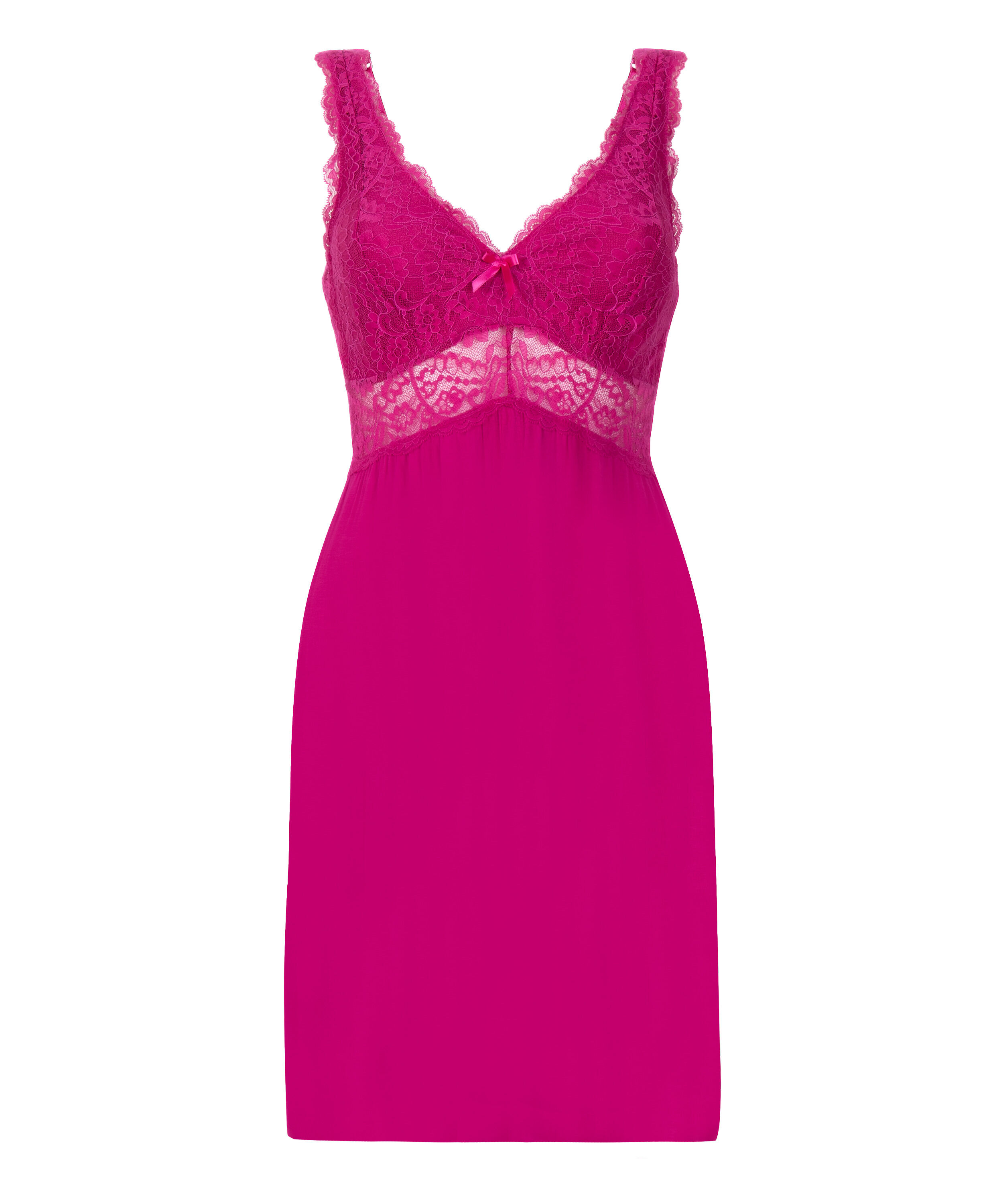 Slipdress Nora Lace, Roze