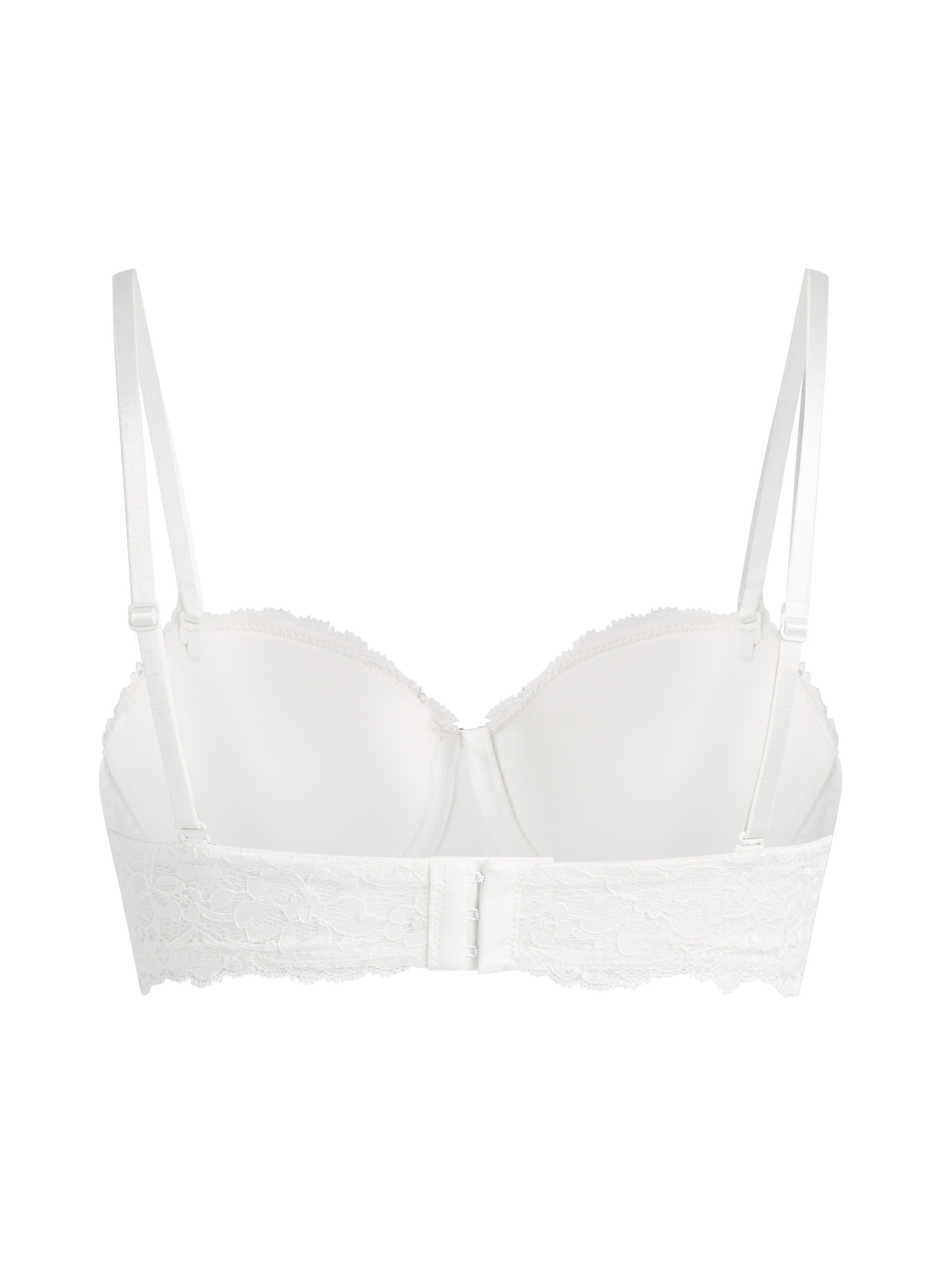 Soutien-gorge &agrave; armatures pr&eacute;form&eacute; Marine, Blanc, main