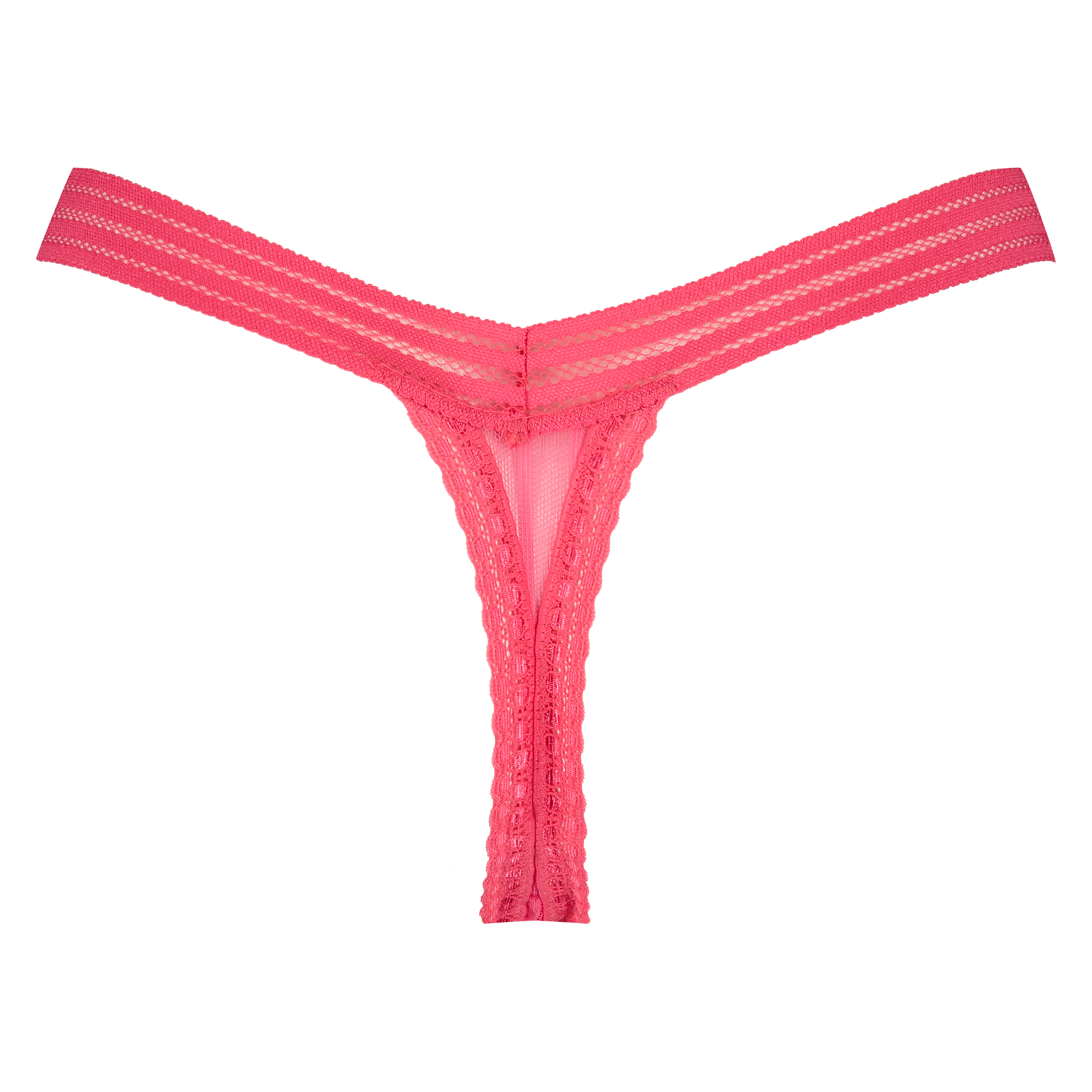 String taille basse Kira, Rouge, main