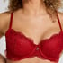 Cordelie Soutien-Gorge Armatures Rembourr&eacute;, Rouge