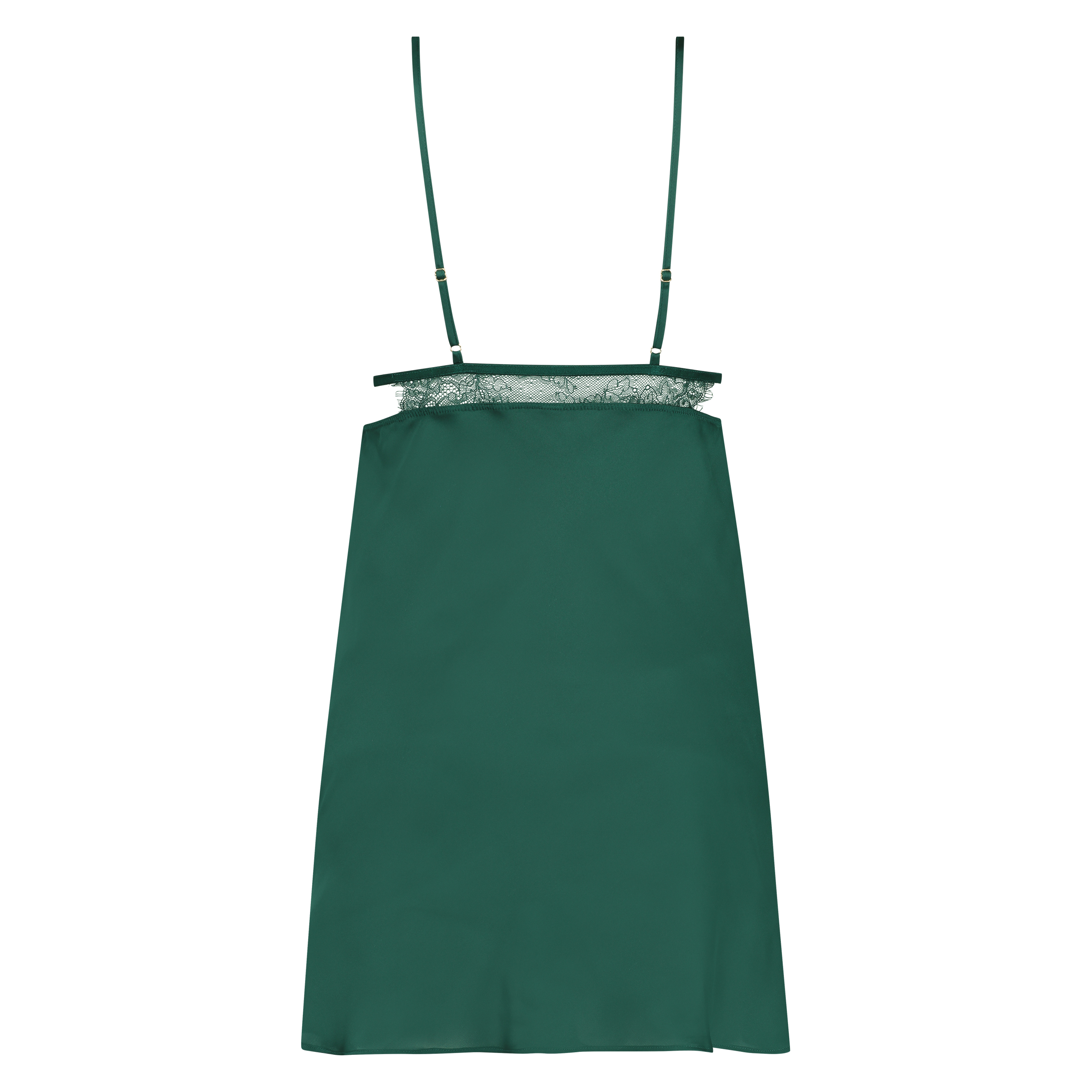 Slipdress Satin Holly, Groen, main