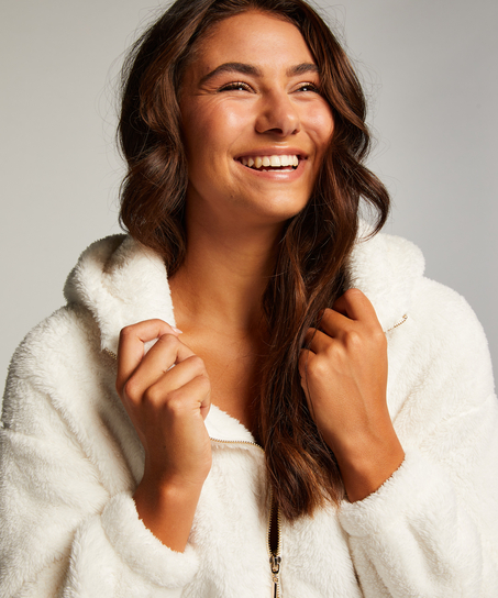 Jacket Fleece, Wit