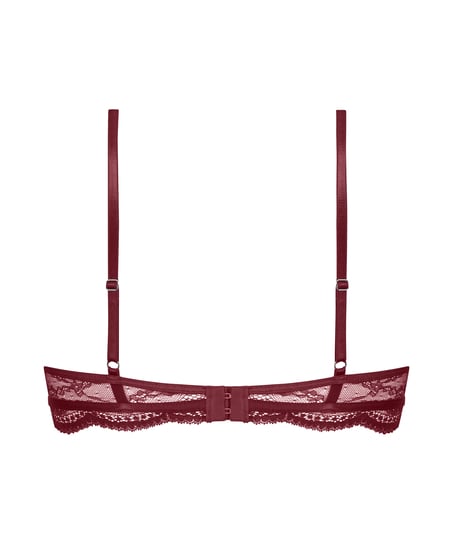Soutien-gorge non-rembourr&eacute; &agrave; armatures Isabelle, Rouge