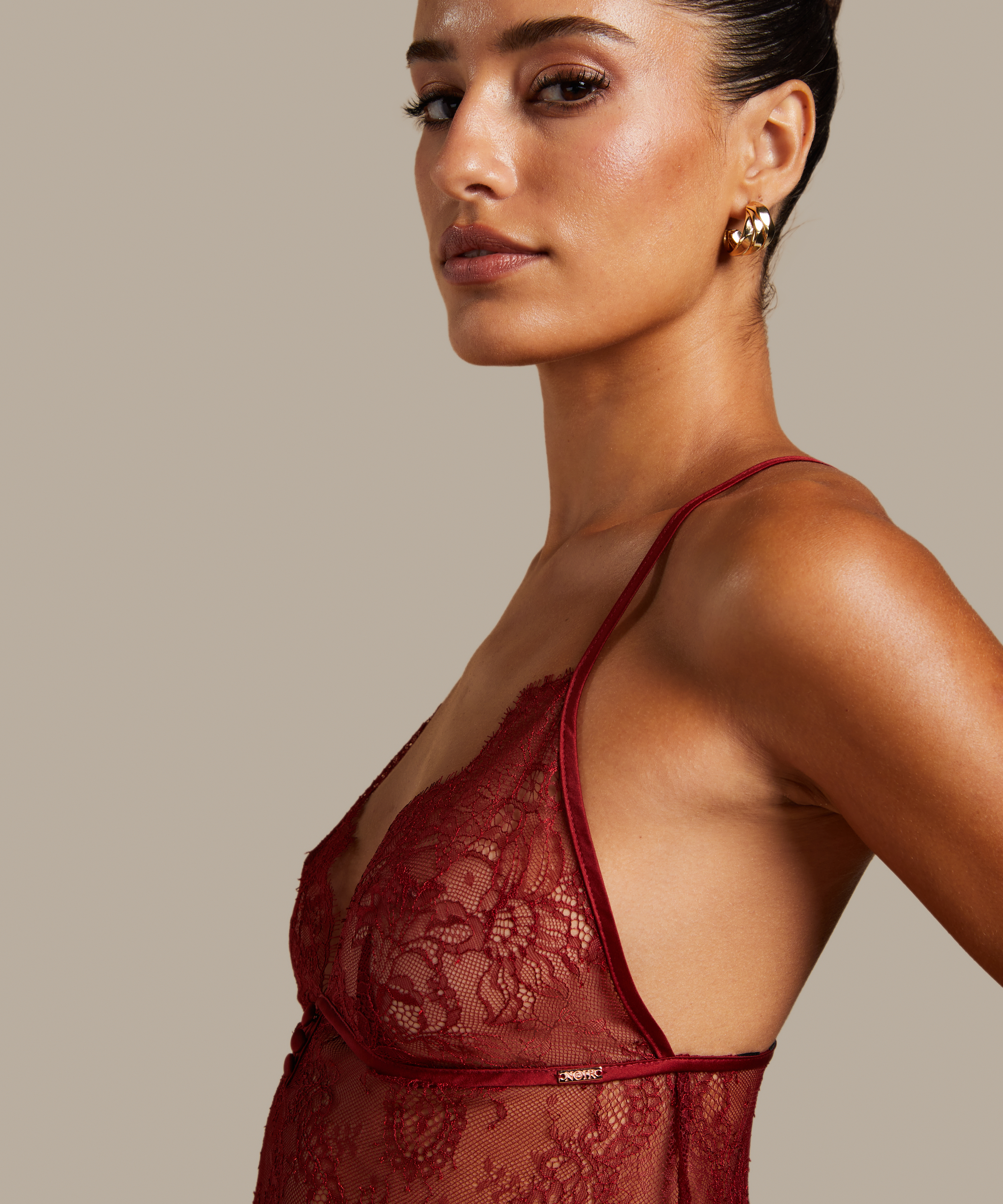 Cami Lace Delphine, Rood, main