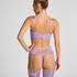 Soutien-gorge &agrave; armatures non-rembourr&eacute; longline Nienke, Pourpre