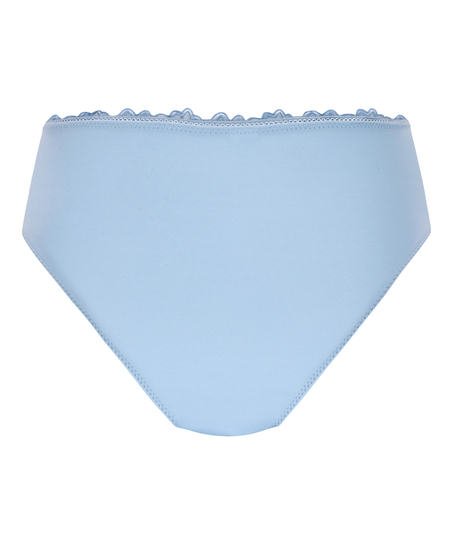 Slip taille haute Diva, Bleu