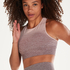 Soutien-gorge de sport HKMX Highneck Level 2 ombre, Rose