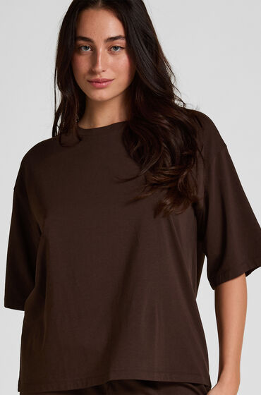 Hunkemöller Pyjama Top Loose Bruin