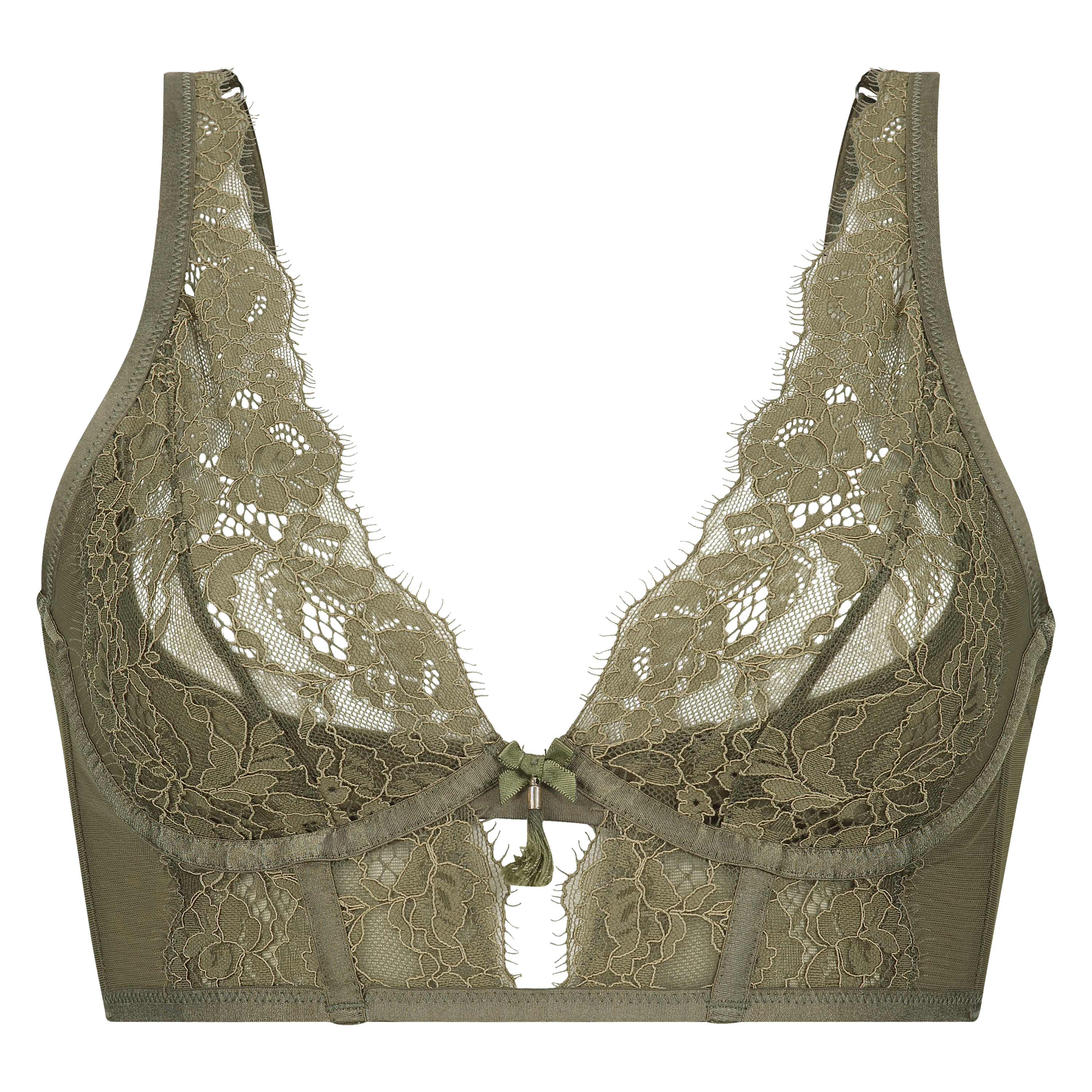 Soutien-gorge &agrave; armatures bustier non-pr&eacute;form&eacute; Lilliana, Vert, main