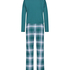 Lange pyjama set, Blauw