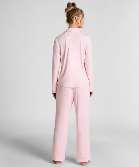 Pantalon en jersey Essential, Rose