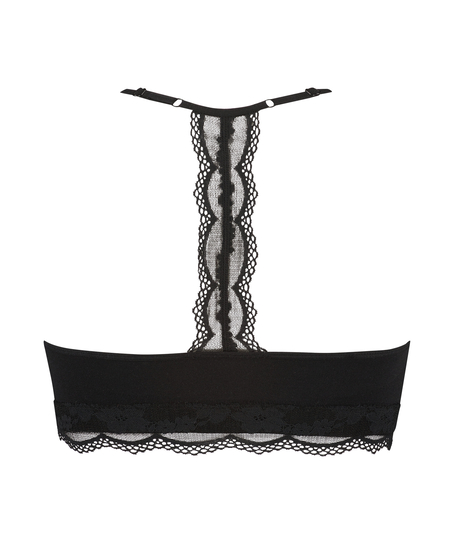 Brassière sans couture Marine, Noir