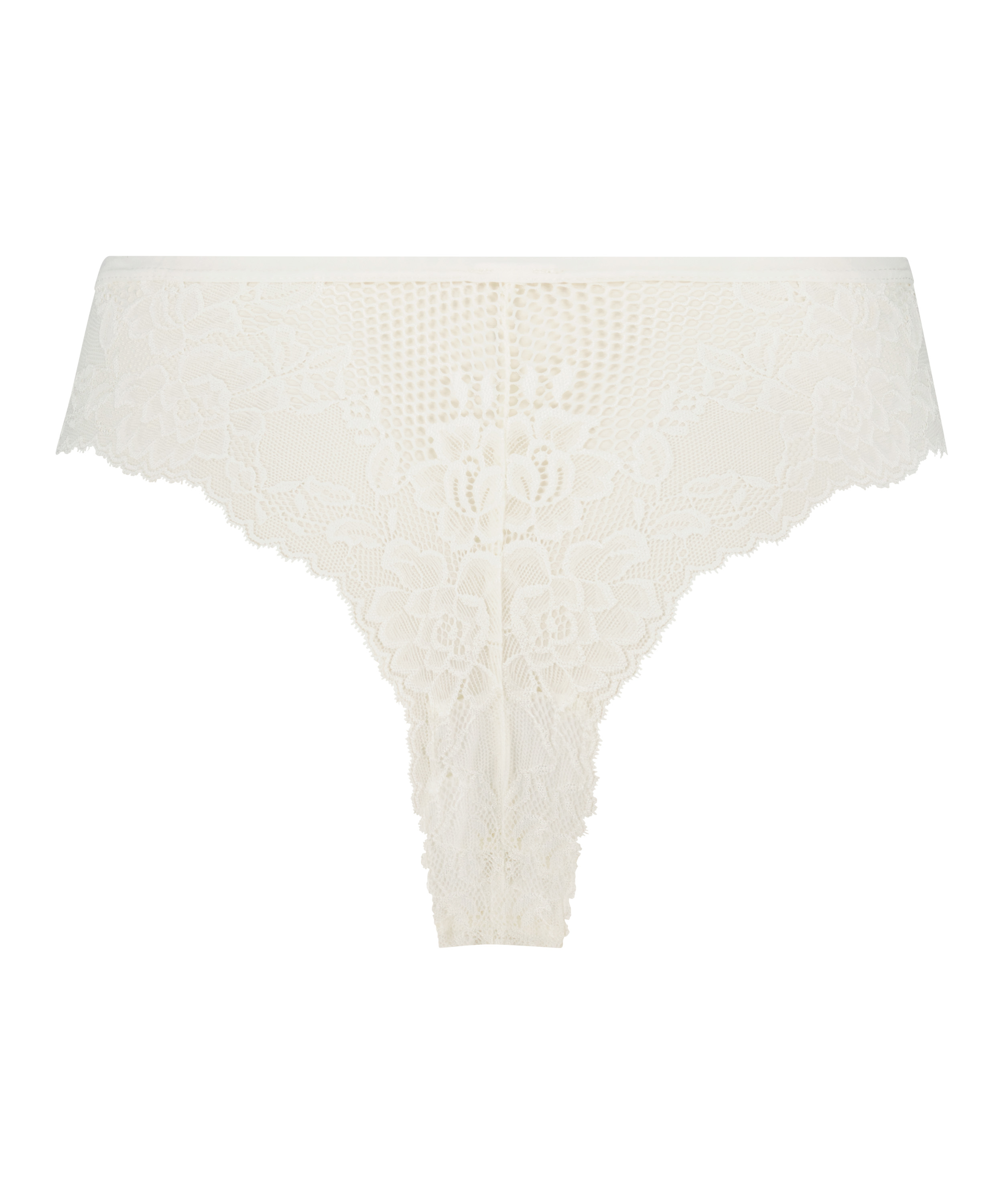 Slip br&eacute;silien Bianca, Blanc, main