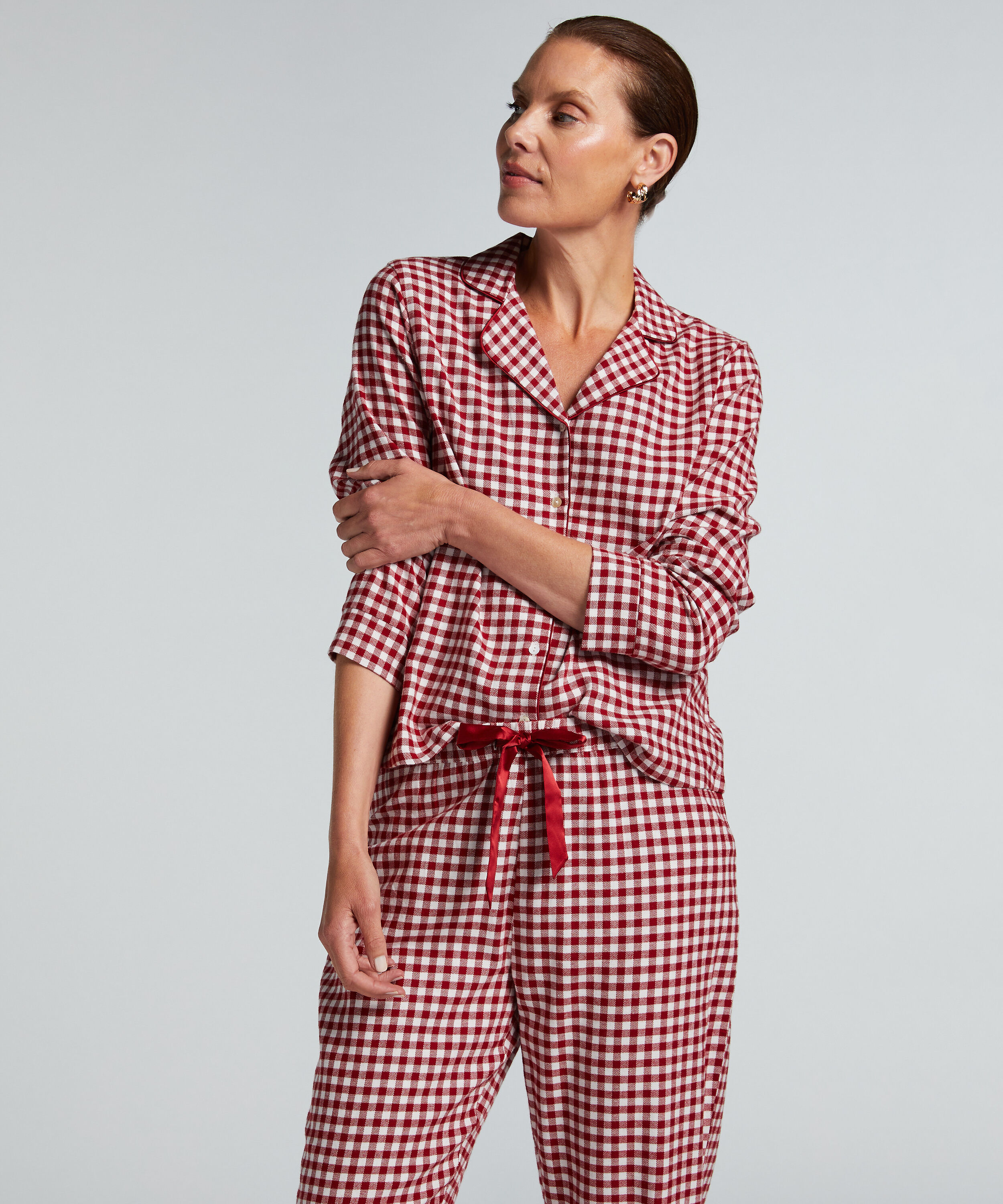 Pyjamaset Flannel, Rood