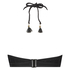 Bikini Croptop met beugel Borneo Mesh, Zwart
