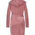 Peignoir court Velours, Pourpre