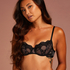 Soutien-gorge à armatures non préformé Helena, Noir