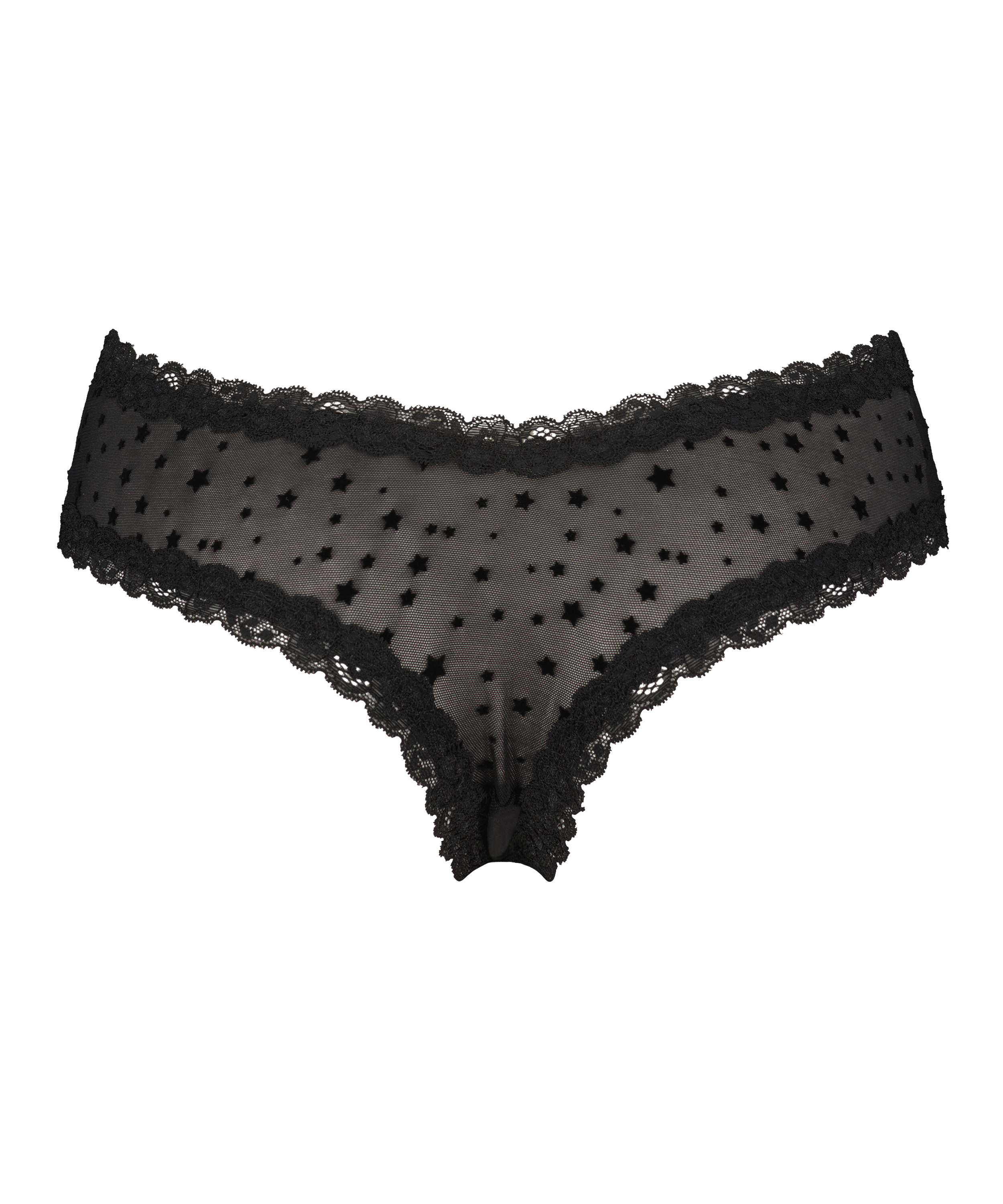Brazilian V-shape mesh, Zwart, main