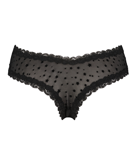 Brazilian V-shape mesh, Zwart
