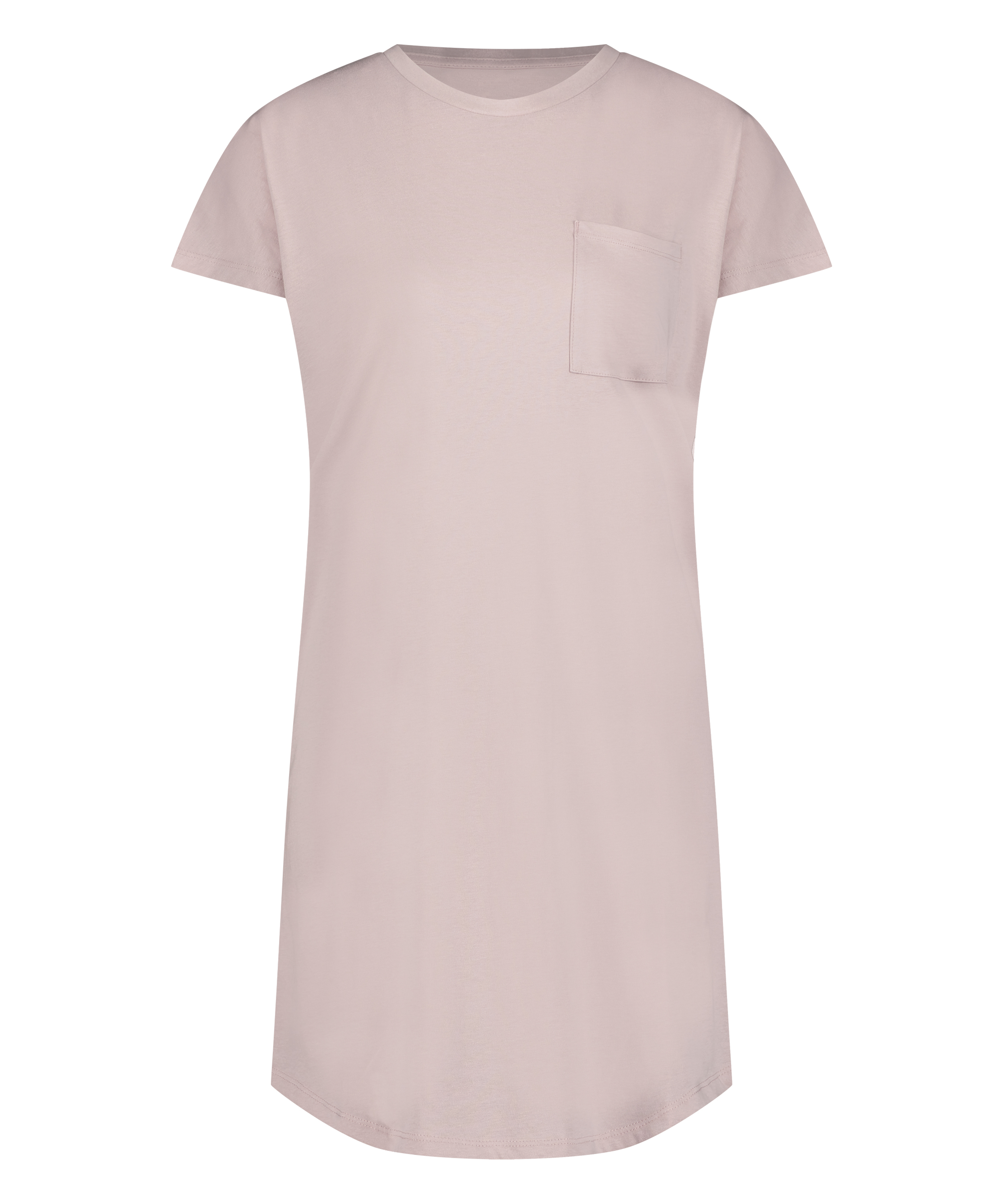 Chemise de nuit col rond, Pourpre, main