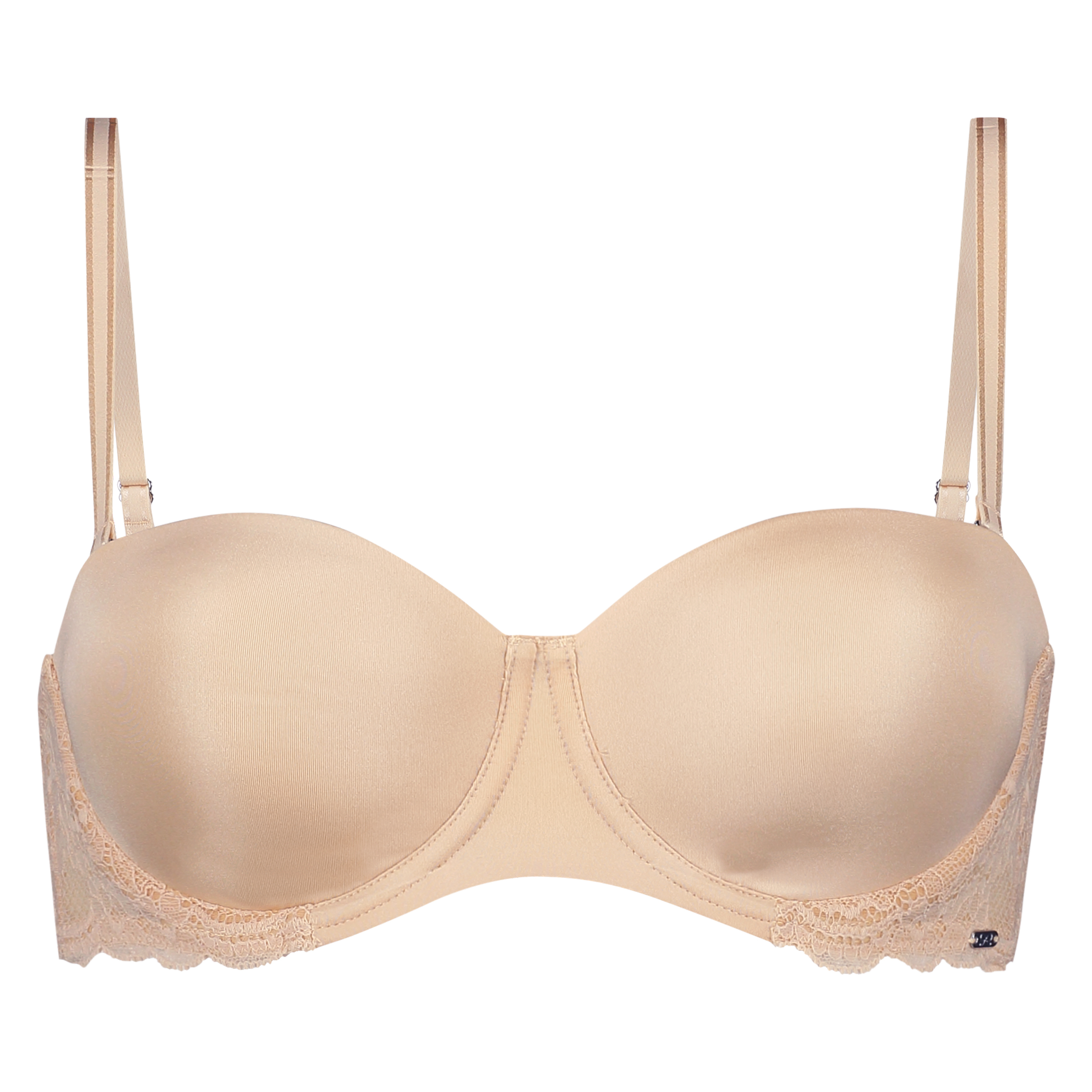 Soutien-gorge &agrave; armatures pr&eacute;form&eacute; sans bretelles Angie, Beige, main