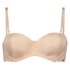 Soutien-gorge &agrave; armatures pr&eacute;form&eacute; sans bretelles Angie, Beige
