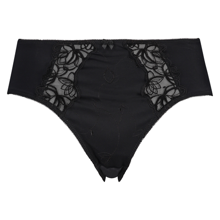 Slip taille haute Diva, Noir