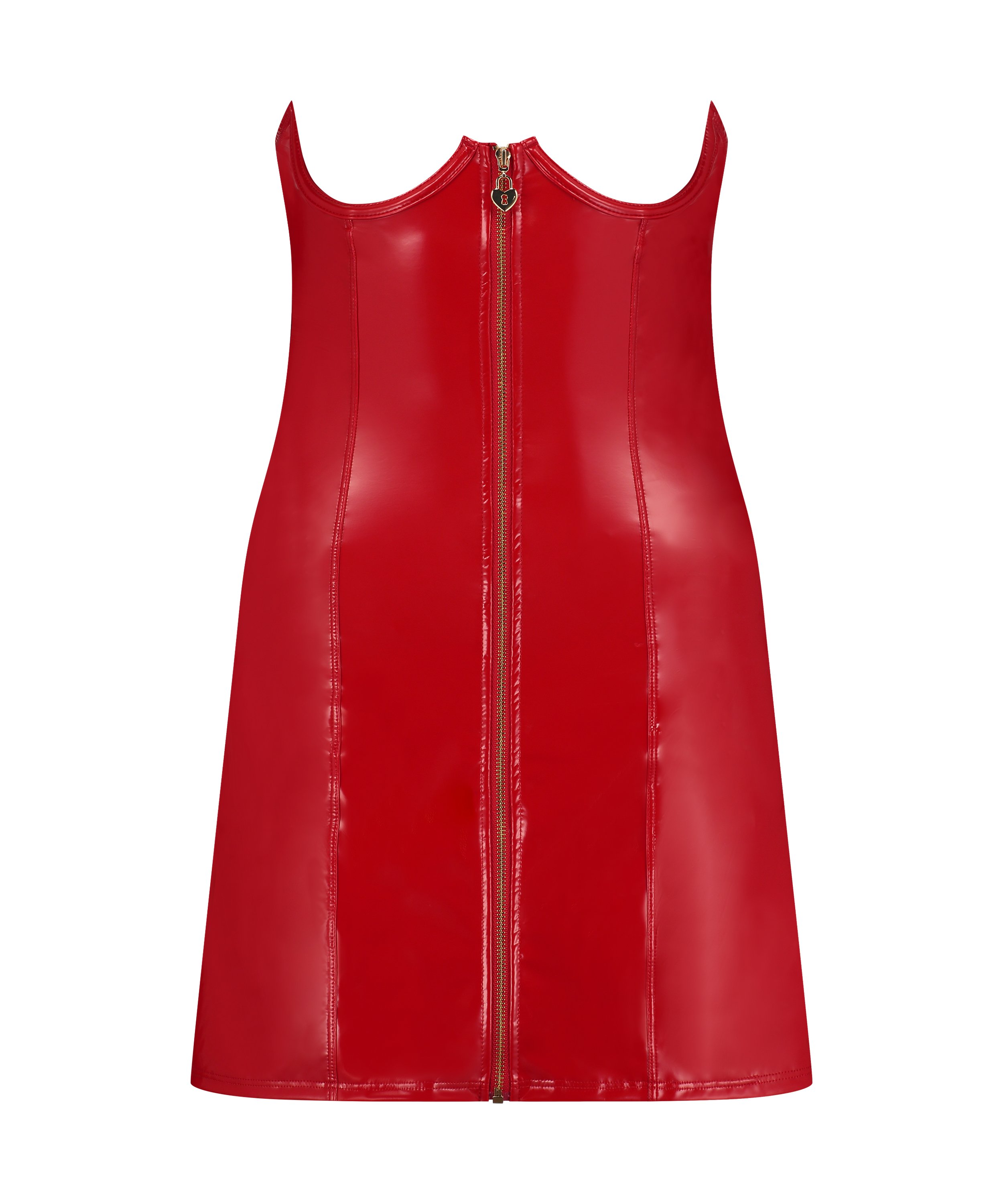 Slipdress met beugel, Rood, main