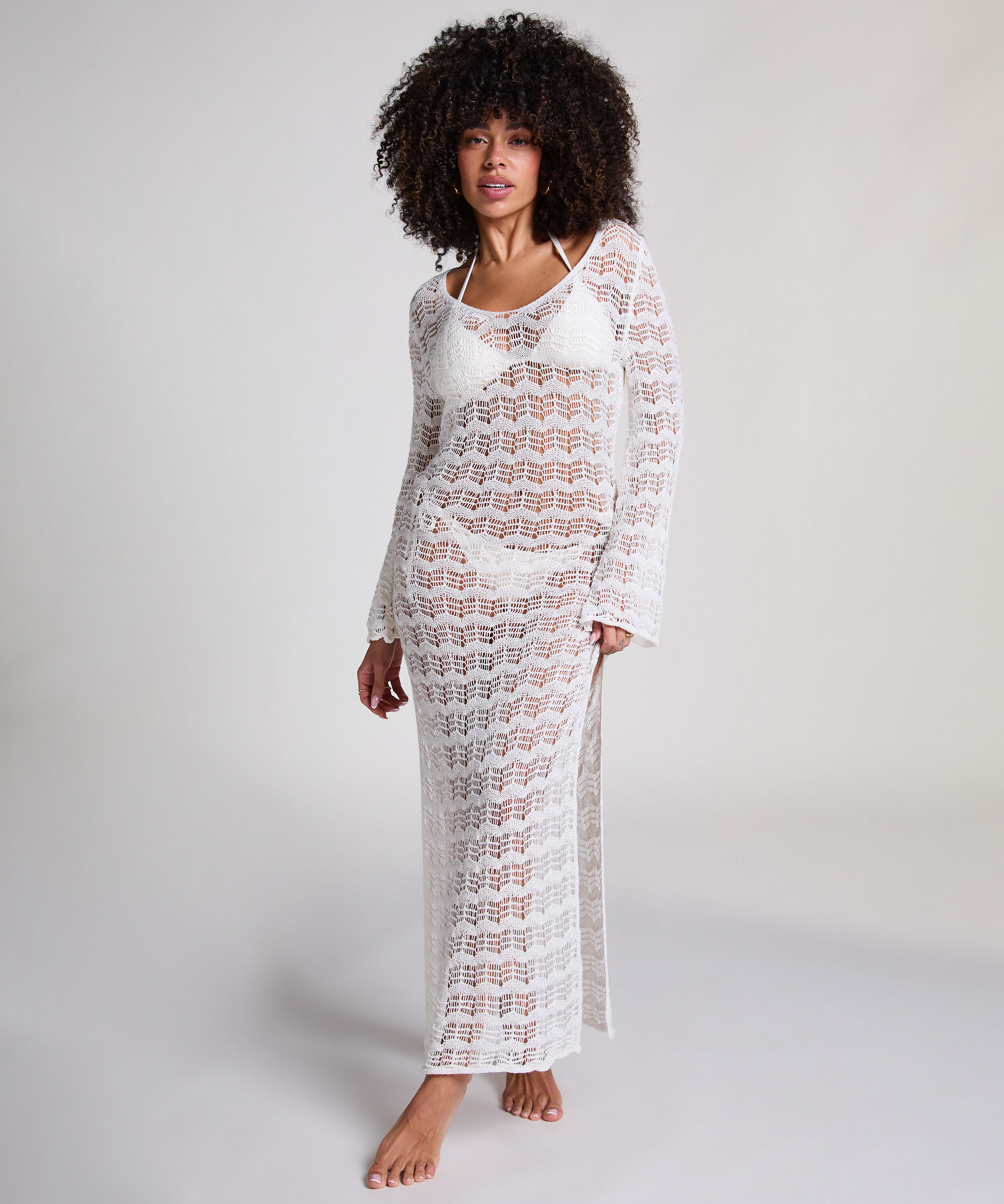 Robe maxi en crochet