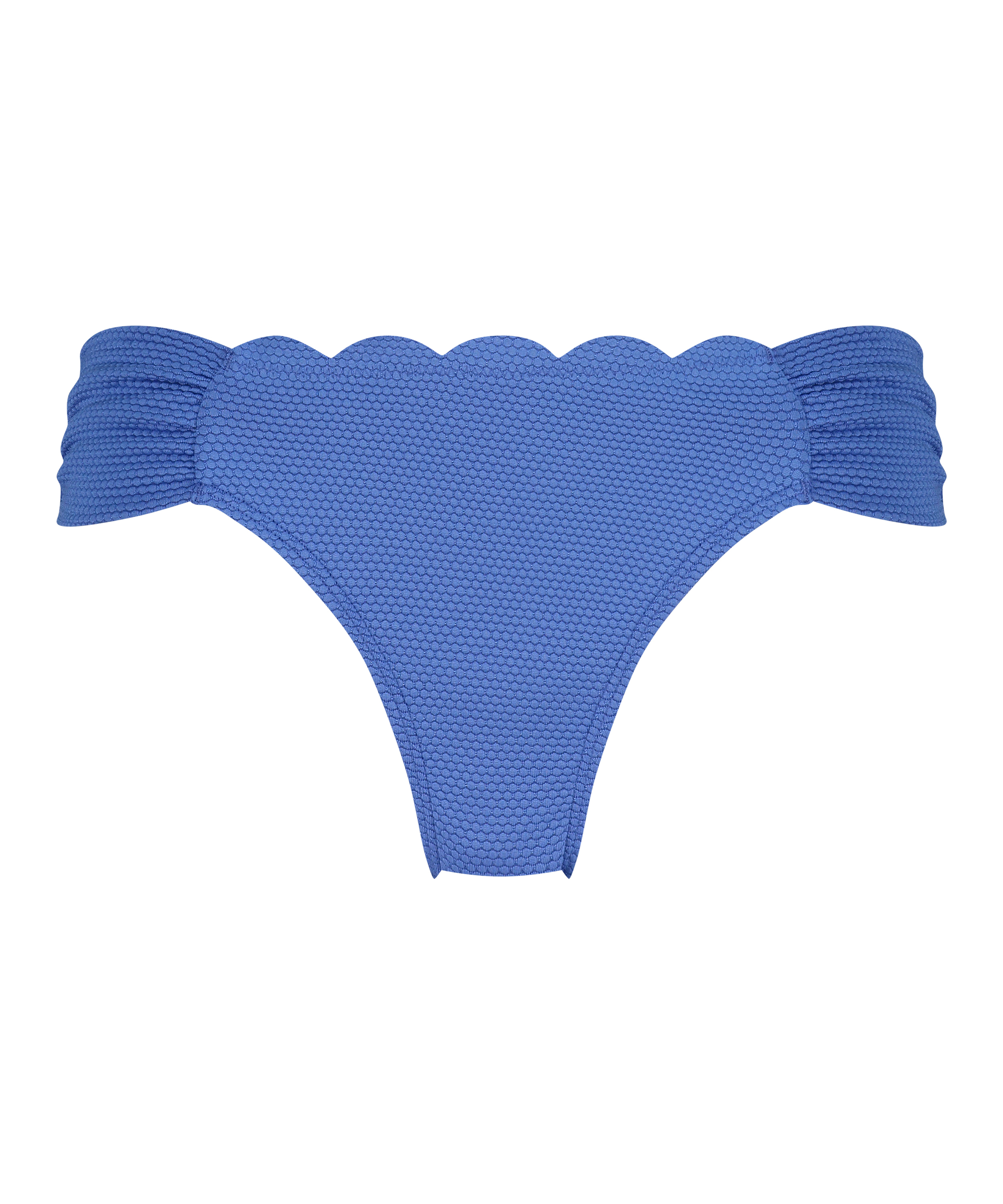 Slip de Bikini Rio Scallop, Bleu, main