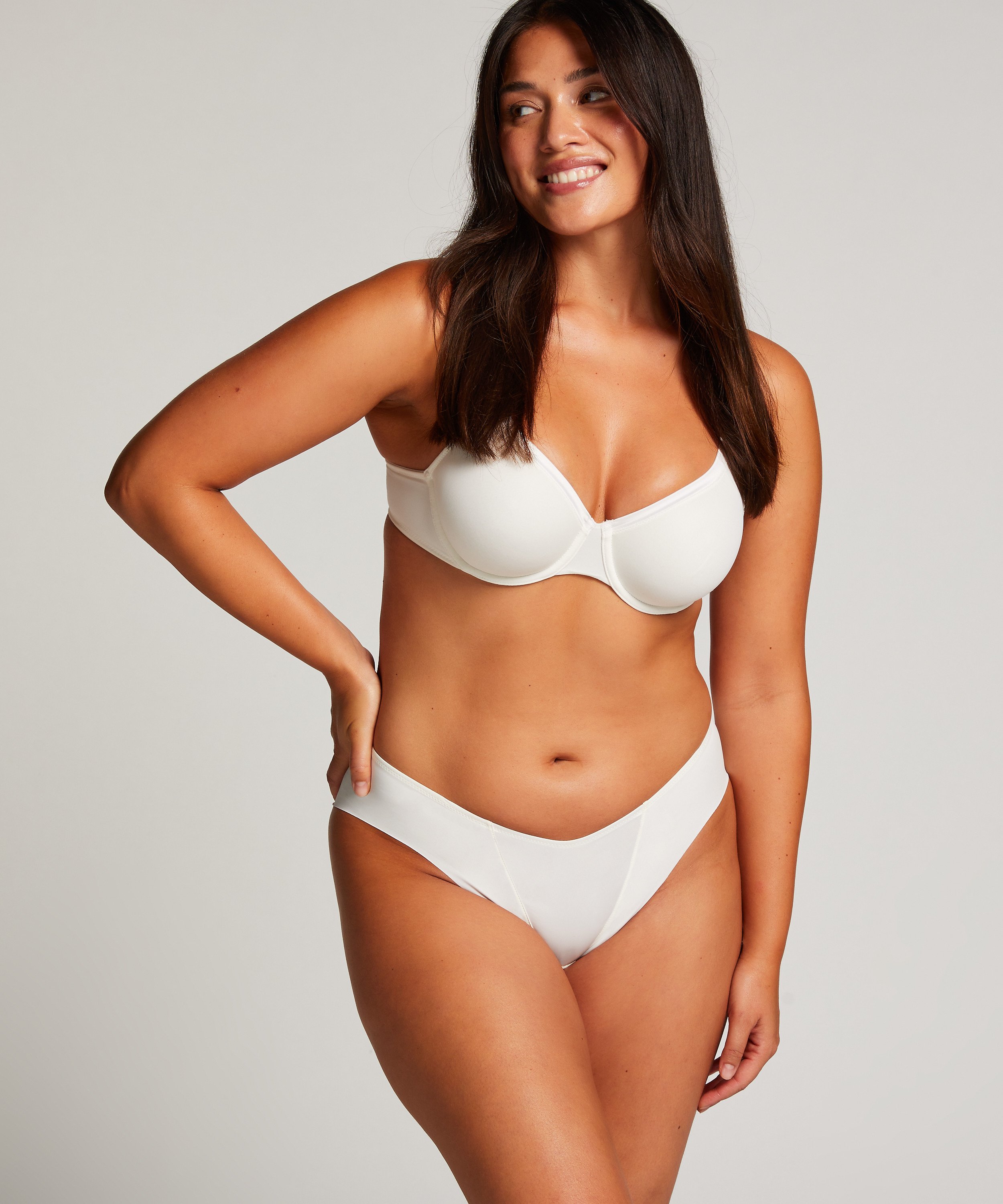 Slip Satin fleece, Wit, main