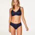 Niet-voorgevormde minimizer beugel bh Nina, Blauw