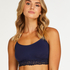 Seamless bralette Marine, Blauw