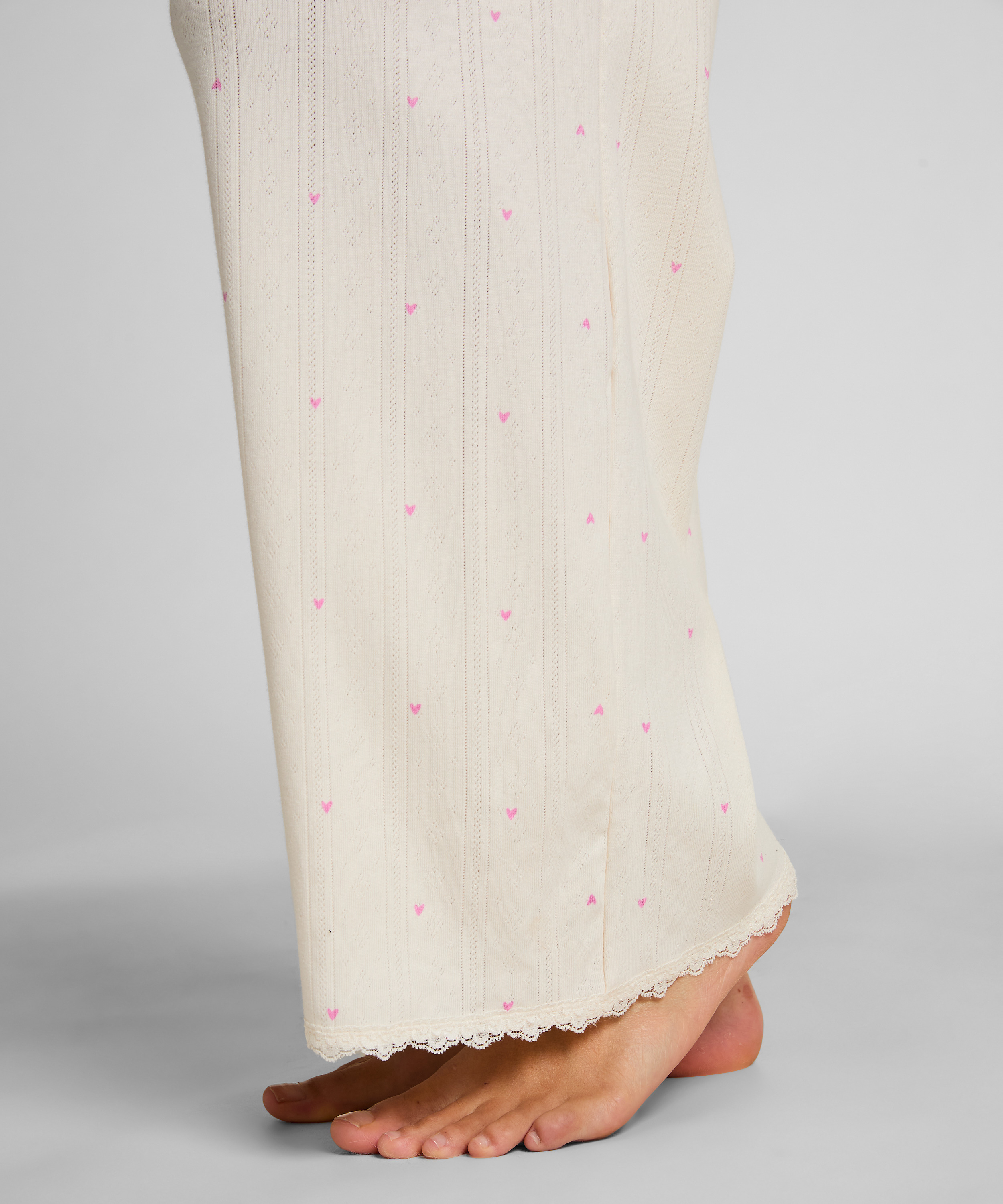 Pointelle Broek, Wit, main