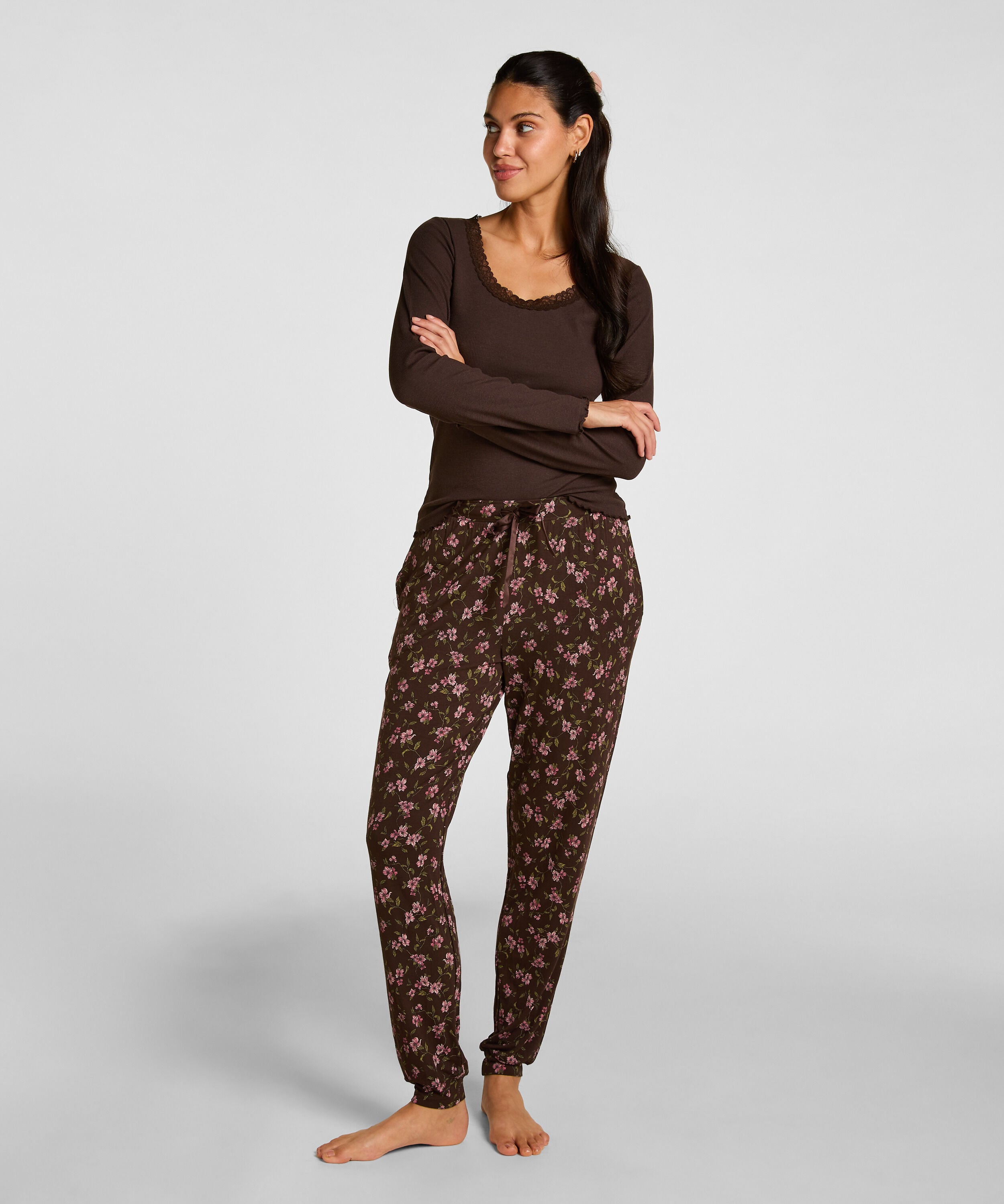 Pyjamabroek Jersey, Bruin