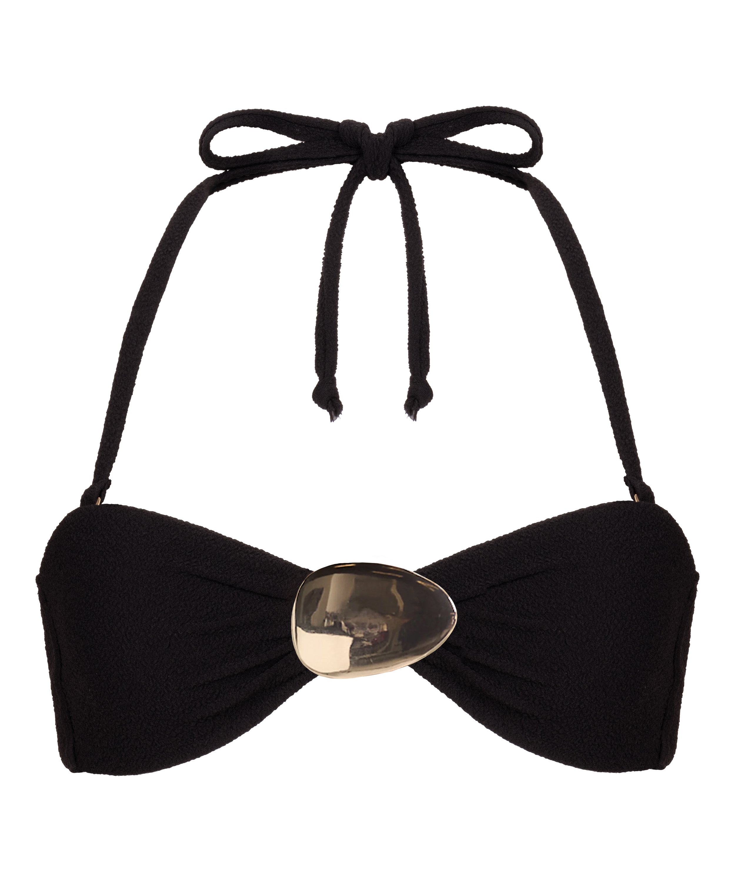 Haut de bikini bandeau Cabo, Noir, main