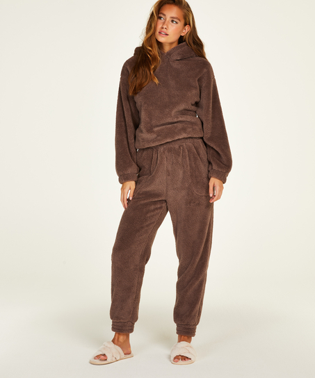 Hoodie Fleece Snuggle, Grijs