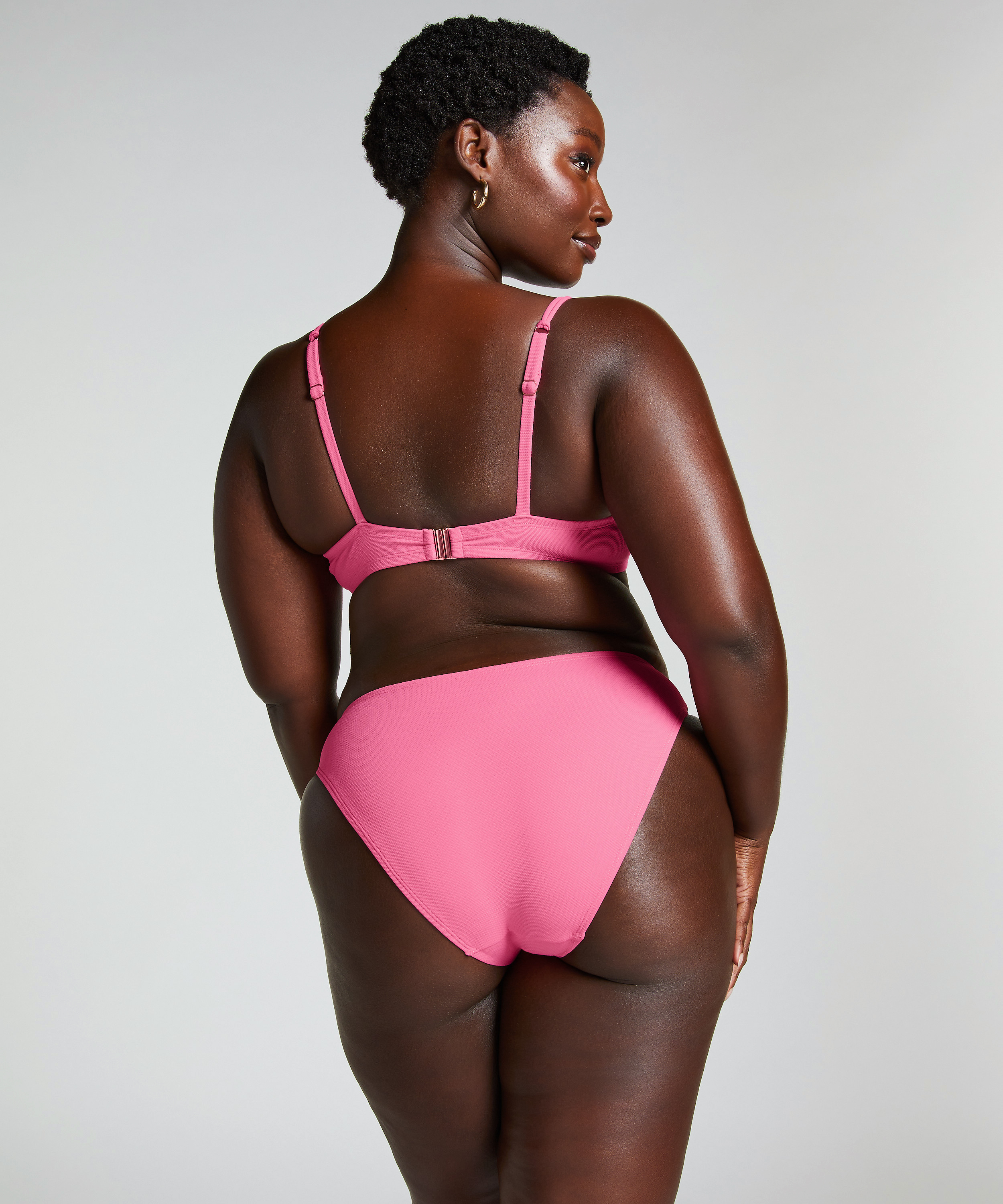 Haut de bikini Holbox, Rose, main