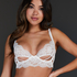 Soutien-gorge &agrave; armatures non-pr&eacute;form&eacute; longline Eve, Blanc