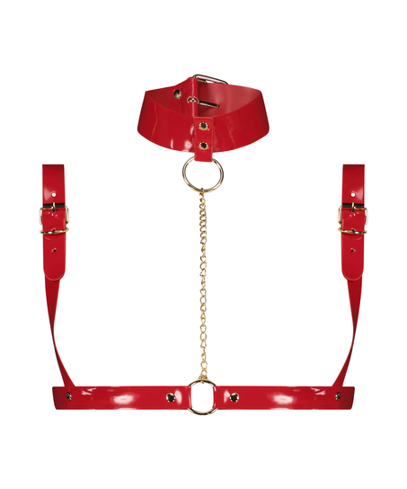 Private choker harnas, Rood