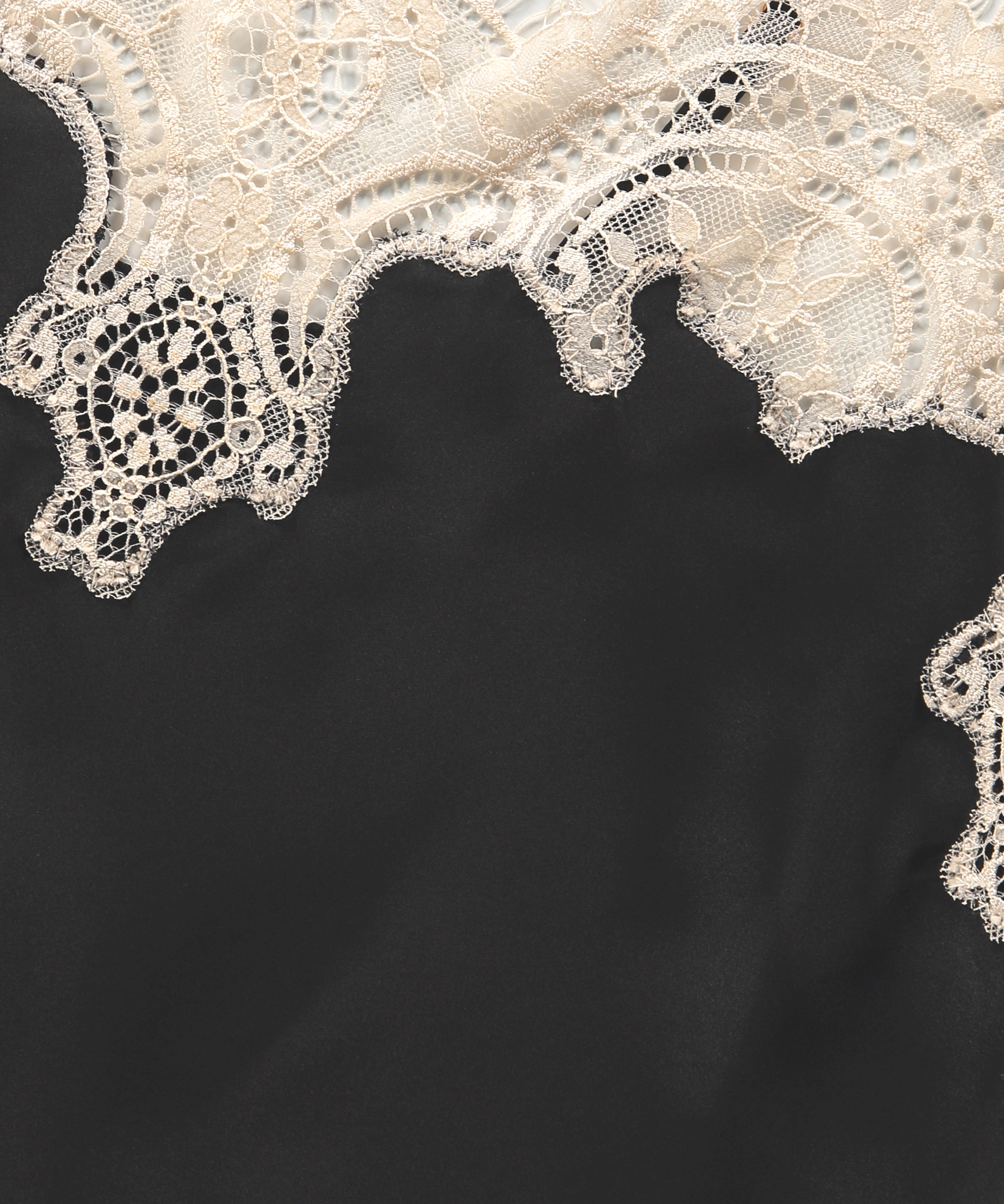 Pyjama set Satin, Zwart, main