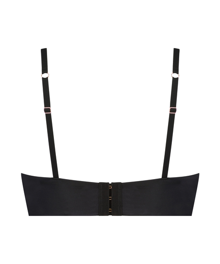 Soutien-gorge pr&eacute;form&eacute; &agrave; armatures longline Jacqueline, Noir