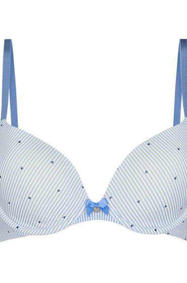 Hunkemöller Voorgevormde beugel bh Plunge Blauw, foto 3