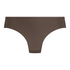 Slip br&eacute;silien Invisible Lace Back, Brun