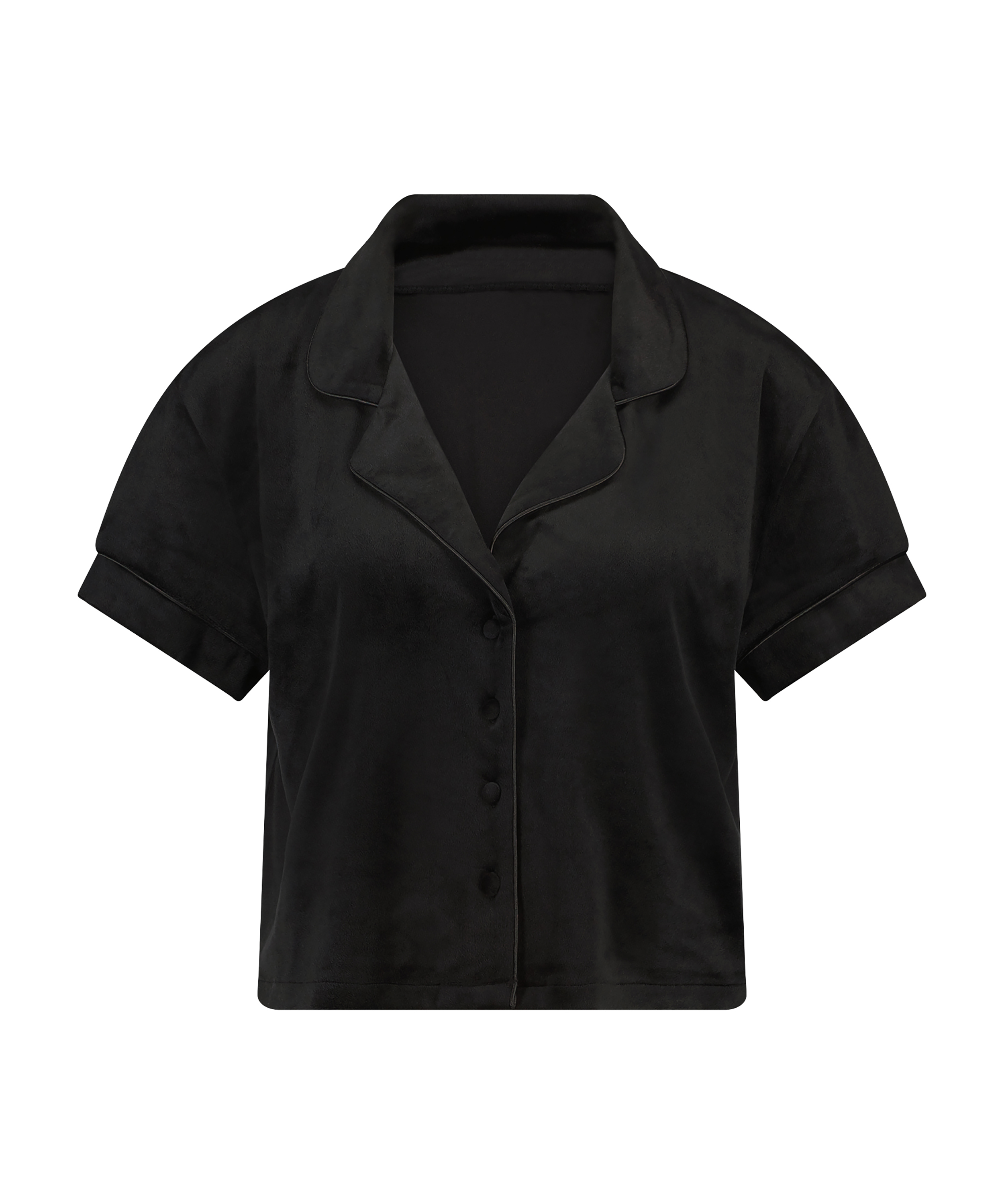 Velours Jacket, Zwart, main