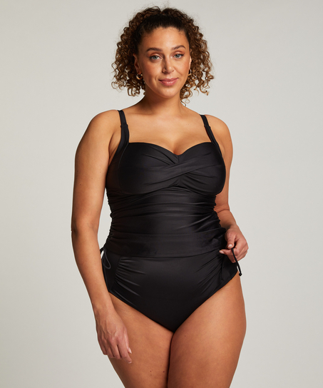 Shaping Tankini Luxe, Zwart