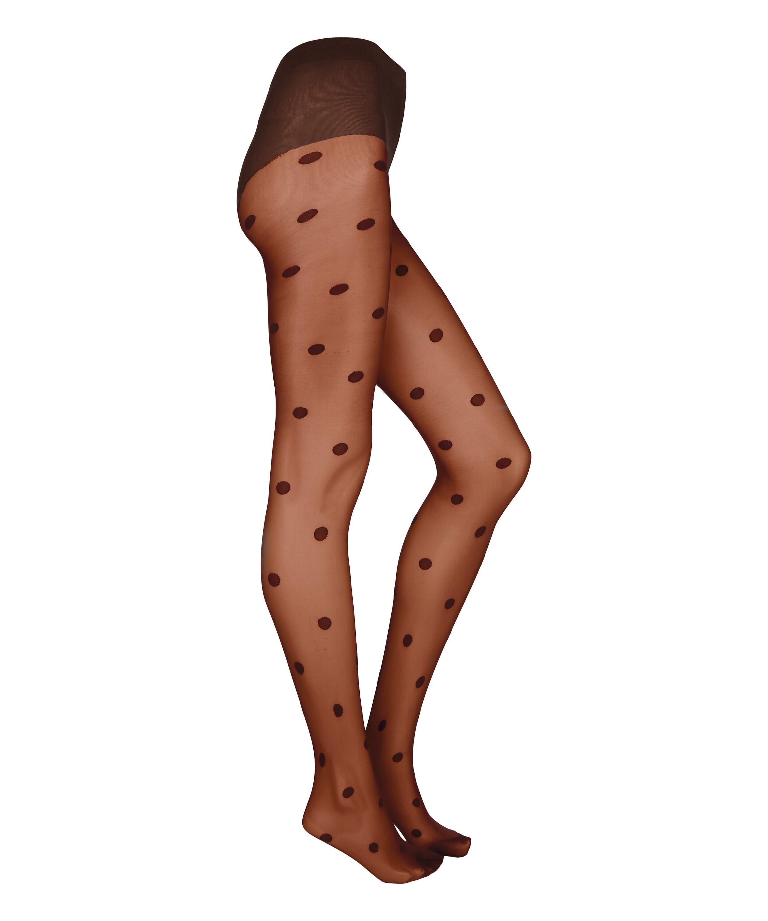 Panty 15 Denier Stippen, Bruin