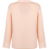 Jacket lange mouwen Satijn Ayla, Roze