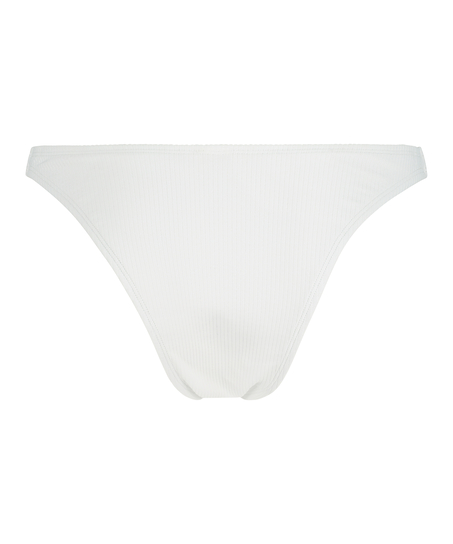 Bas de bikini coquin Rib Lana, Blanc