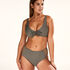 Hoog cheeky bikinibroekje Sunset Dream, Groen